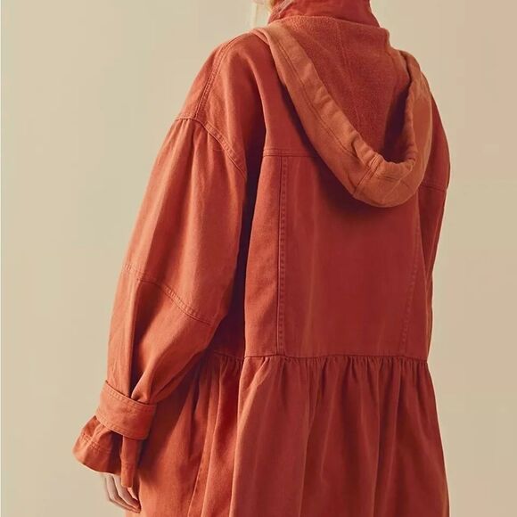 NEW FREE PEOPLE Nocturne
Oversized Parka Hooded Jacket
Spiced Brandy S
… - Picture 3 of 11